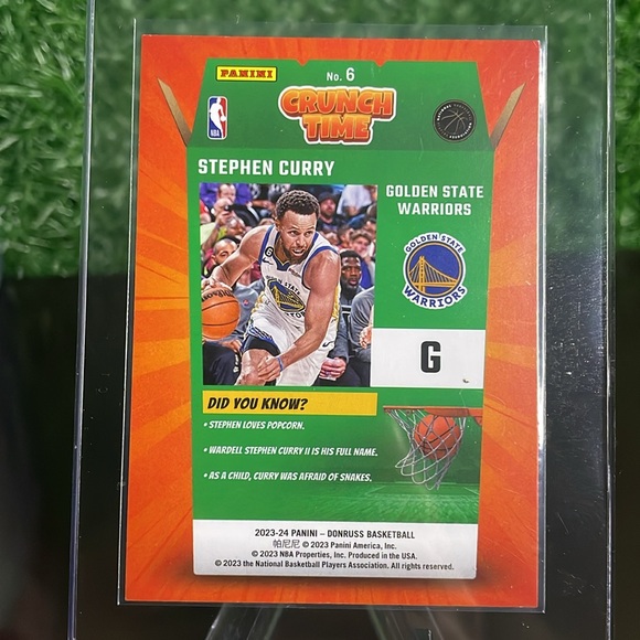 72. Panini CRUNCH TIME STEPHEN CURRY 🔥🏀🔥 2023-2024 - Picture 2 of 2